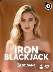 Iron Blackjack BC Game Denmark game cover