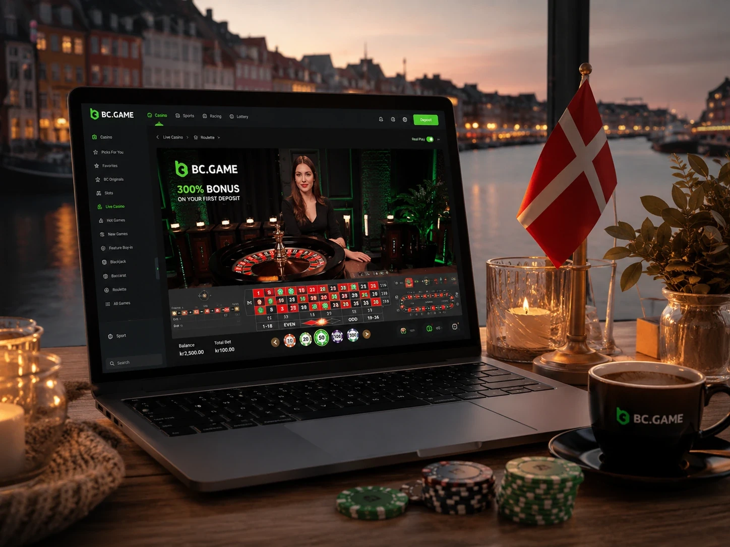 Casino games hos BC Game Danmark
