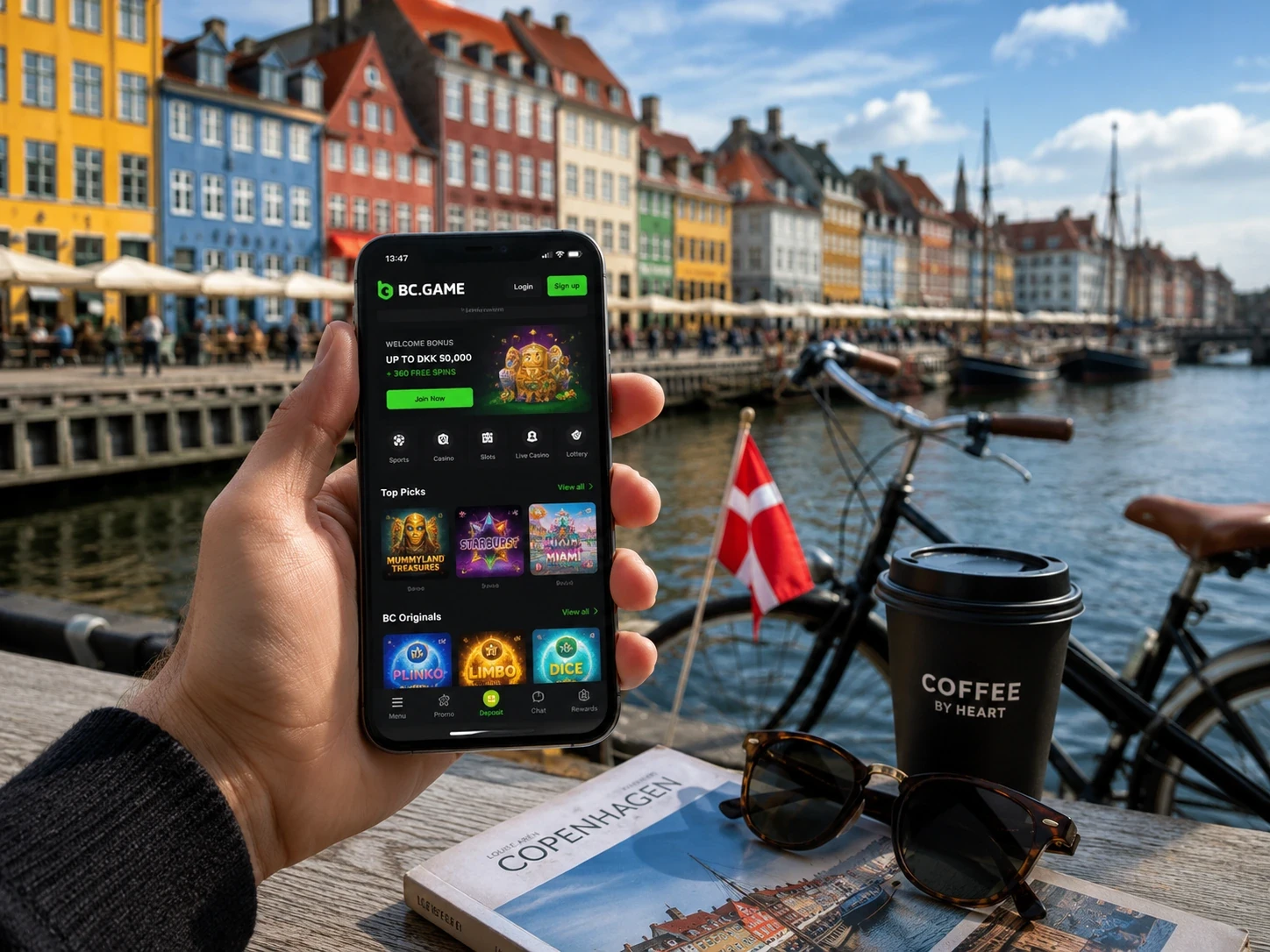 BC Game Danmark mobiloplevelse